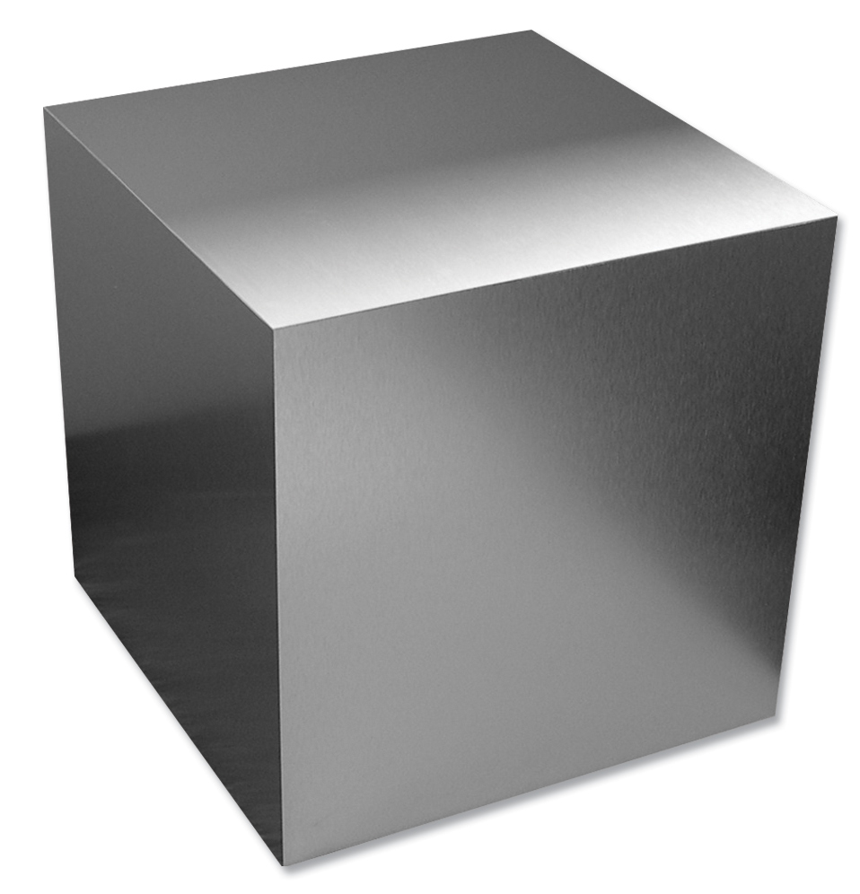 Chemetal 902 Brushed Aluminum - metal cube - Chemetal
